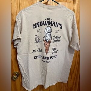 Fore ever Cream Graphic Tee ideal for Golf Enthusiasts